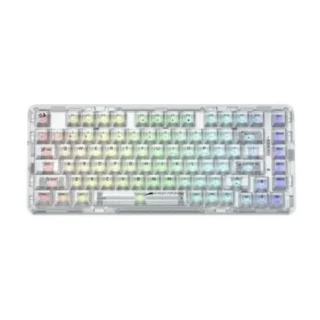 Redragon K649 ELF PRO 78% 3-Mode RGB Mechanical Keyboard - Transparent product image