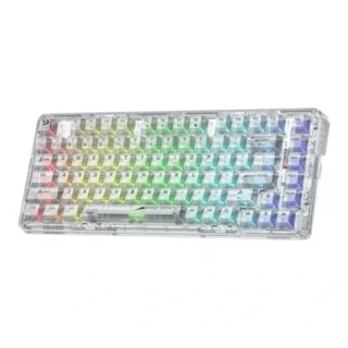 Redragon K649 ELF PRO 78% 3-Mode RGB Mechanical Keyboard - Transparent product image — product view 2