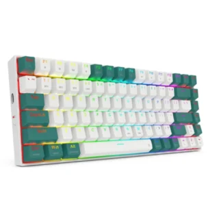 Redragon K678wg-rgb Singed Pro 3 Modes 75% Hot Swappable Mechanical Keyboard (English) - Dust Proof Red product image — product view 3
