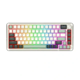 Redragon Flekact Pro 3modes Connection With Lcd Screen Gasket Mounted Mechanical Keyboard product image