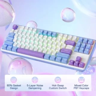 Redragon STAR BLADE K707 PRO 87 Keys TKL Wireless Mechanical Keyboard product image — product view 4
