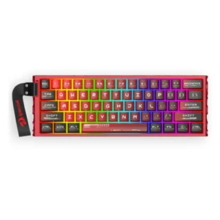 REDRAGON K753-RGB CNC Red 60% UltraMag Wired Magnetic HE Gaming Keyboard - Red product image