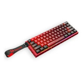 REDRAGON K753-RGB CNC Red 60% UltraMag Wired Magnetic HE Gaming Keyboard - Red product image — product view 4