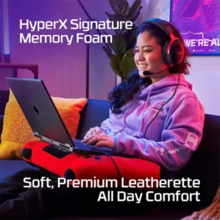 HyperX Cloud III - Gaming Headset - Black/Red product image — product view 2