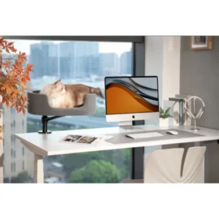 Gamvity Desk Cat Bed Stand - Black product image — product view 3