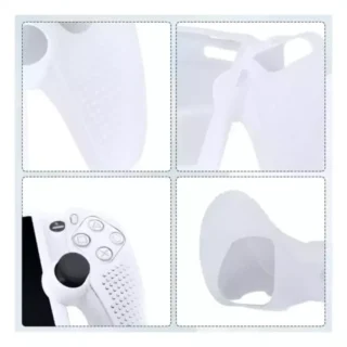 SILICONE ANTI-FINGERPRINT CASE FOR PLAYSTATION PORTAL - WHITE product image — product view 3