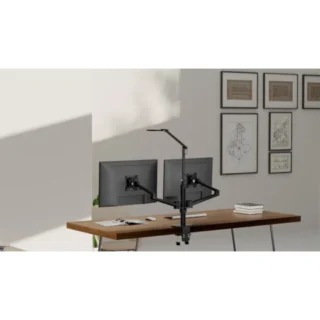 Dual Monitor Stand With Lamp (Ol-2lt) product image — product view 4