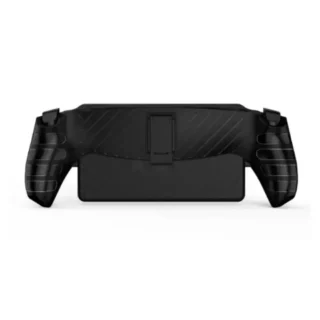 TPU STRIPE CASE WITH STAND FOR PLAYSTATION PORTAL - BLACK product image — product view 2