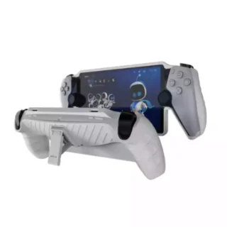 TPU STRIPE CASE WITH STAND FOR PLAYSTATION PORTAL - WHITE product image
