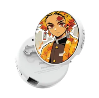Porodo Robo Tag 1.85" Badge Magic Pro with Round HD Screen - White product image