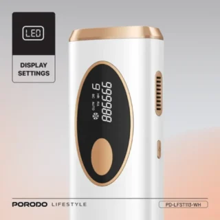 Porodo Lifestyle IPL Hair Removal Advanced Skincare Technology - White product image — product view 2