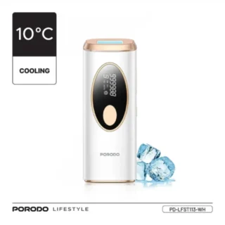 Porodo Lifestyle IPL Hair Removal Advanced Skincare Technology - White product image — product view 4