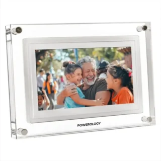 Powerology 7'' Smart Frame Digital Photo Display - White (1Pcs) product image — product view 3