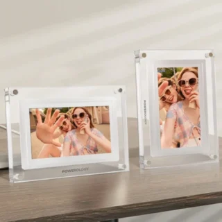 Powerology 7'' Smart Frame Digital Photo Display - White (1Pcs) product image — product view 4