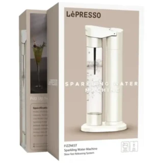 Lepresso Fizznest Sparkling Water Machine - White product image — product view 2