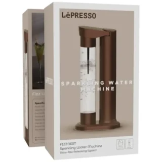 Lepresso Fizznest Sparkling Water Machine - Brown product image — product view 2