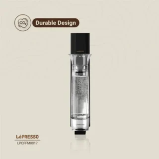 Lepresso Carbonator Instant Sparkling Water 800ml - Black product image — product view 4