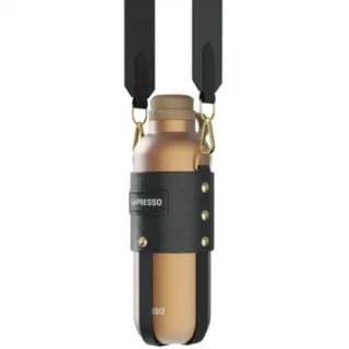 Lepresso Thermatrail Thermos Bottle With Crossbody Strap - Gold product image