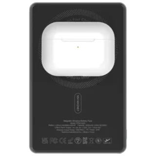 Powerology MagVolt 5000mAh Magnetic Power Bank - Orange product image — product view 4