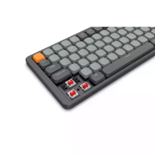 Redragon Azure 75% Low-Profile RGB Wireless Mechanical Keyboard - Grey (Dust-Proof Red Switch) (English) product image — product view 3