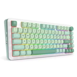 Redragon K681 Cyrus PRO RGB 75% Wireless Gaming Keyboard - Green product image — product view 2