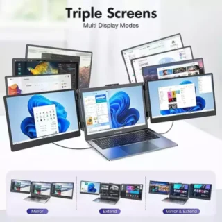 Gamvity S2 Triple Laptop Screen Extender 14" Fhd 1080p Ips Dual Portable Monitor For Laptop product image — product view 3