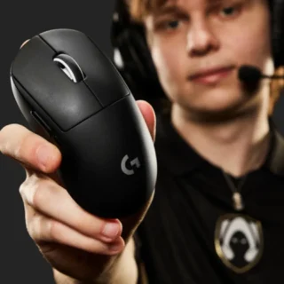 Logitech Pro X Superlight 2c Lightspeed Wireless Gaming Mouse Black product image — product view 4