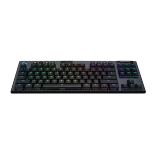 Logitech G915 TKL Ten Keyless Light Speed Wireless RGB Mechanical Gaming Keyboard - Clicky product image — product view 3