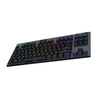 Logitech G915 TKL Ten Keyless Light Speed Wireless RGB Mechanical Gaming Keyboard - Clicky product image — product view 4