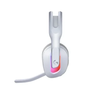 Logitech Astro A20 X Lightspeed Wireless Gaming Headset With Playsync Audio And Lightsync Rgb - White product image — product view 3