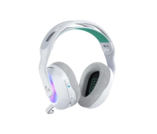 Logitech G522 LIGHTSPEED Wireless Gaming Headset with LIGHTSYNC RGB - White product image — product view 3