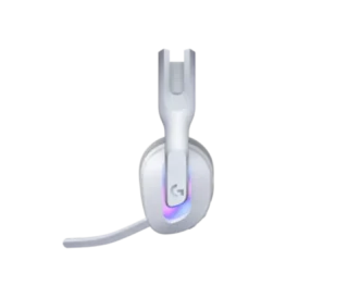 Logitech G522 LIGHTSPEED Wireless Gaming Headset with LIGHTSYNC RGB - White product image — product view 4