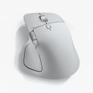 Logitech MX Master 4 Wireless Mouse – Pale Gray ( Precision, Speed & Haptic Control ) product image — product view 2