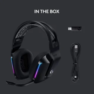 LOGITECH G733 LIGHTSPEED WIRELESS RGB GAMING HEADSET - BLACK product image — product view 3