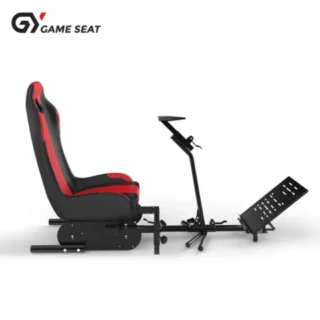 GAMESEAT GY022 Racing Simulator Cockpit Seat – Black/Red product image — product view 2