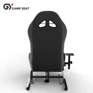 GAMESEAT GY022 Racing Simulator Cockpit Seat – Black/Red product image — product view 4