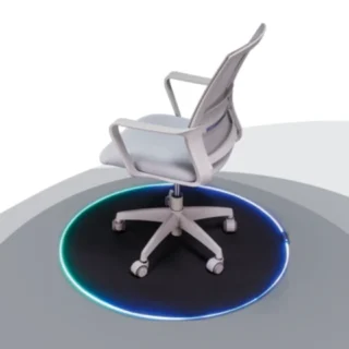 Lumi Rounded Gaming Chair Mat with RGB Light Strip MP06-11 product image