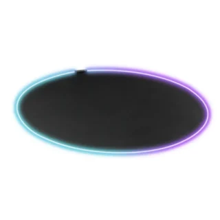 Lumi Rounded Gaming Chair Mat with RGB Light Strip MP06-11 product image — product view 2