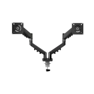 Pawa Double Gas Spring Computer Arm With 360º Rotation - Black product image