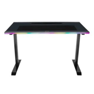 Cooler Master GD120 ARGB Gaming Desk - Black/Purple product image — product view 2