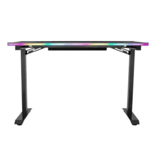 Cooler Master GD120 ARGB Gaming Desk - Black/Purple product image — product view 3