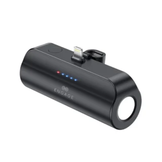 Engage 5000mAh Lightning Port Ultra Compact Power Bank With Flashlight (18W)