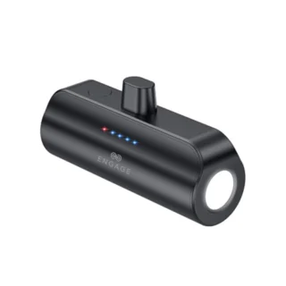 Engage 5000mAh Lightning Port Ultra Compact Power Bank With Flashlight (18W) — product view 2