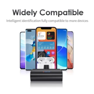 Engage 5000mAh Lightning Port Ultra Compact Power Bank With Flashlight (18W) — product view 3