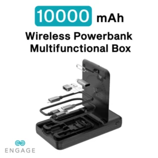 Engage Wireless Power Bank 10000mAh Multi-Functional Box (PD 20W)