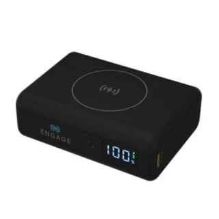 Engage Compact Wireless Magnetic Power Bank 10000 mAh with LED Display PD 45W (37W/H)