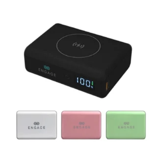 Engage Compact Wireless Magnetic Power Bank 10000 mAh with LED Display PD 45W (37W/H) — product view 2