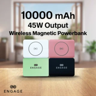 Engage Compact Wireless Magnetic Power Bank 10000 mAh with LED Display PD 45W (37W/H) — product view 3