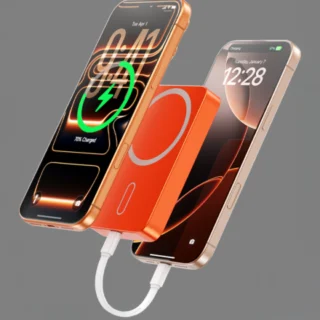 iEngage 10000mAh Powerbank Semi Solid Battery 20W Wireless Charging — product view 3