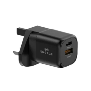 Engage Dual Port 20W PD Fast Charger/Adapter With Interchangeable Adapter